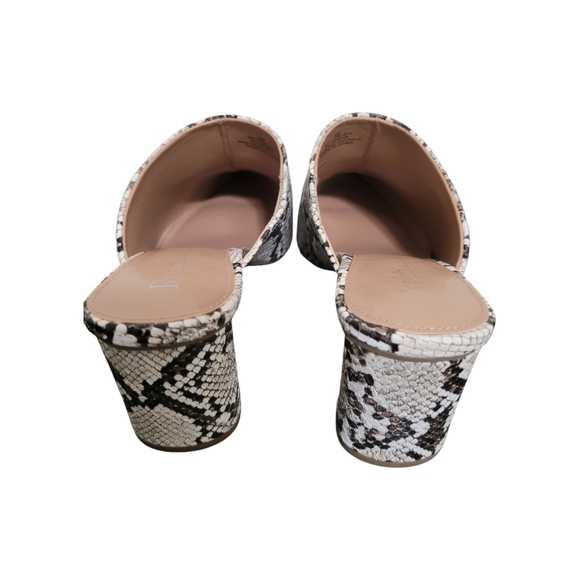 ROHB Willow Cream and Black Mules with Wedge Heel - Picture 8 of 13